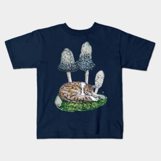 Cottagecore Calico Kids T-Shirt